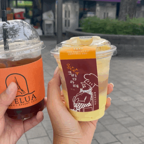 강릉 월화거리 맛집 | 고소함 가득 옥수수크림라떼 겉바속촉 소금빵 카페 '에펠루아 월화점'