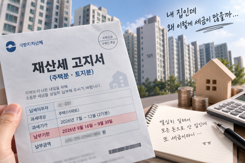 세금 내고 모은 돈으로 산 집인데, 또 세금이라니요