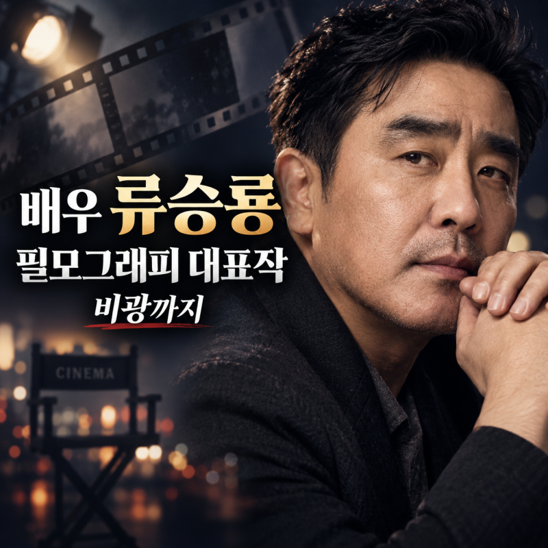 배우 류승룡 필모그래피 대표작 작품활동 비광, 강한 얼굴의 쓰임을 계속 바꿔온 배우
