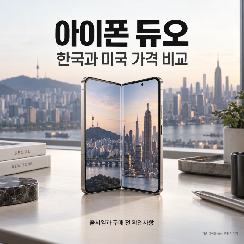 아이폰 듀오 한국·미국 가격 차이, 미국에서 사면 얼마나 저렴할까?