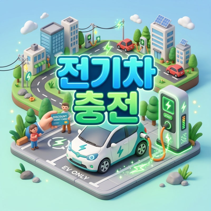 전기차 충전요금 반값으로 아끼는 비법! 환경부 카드 로밍 및 시간대별 충전 꿀팁