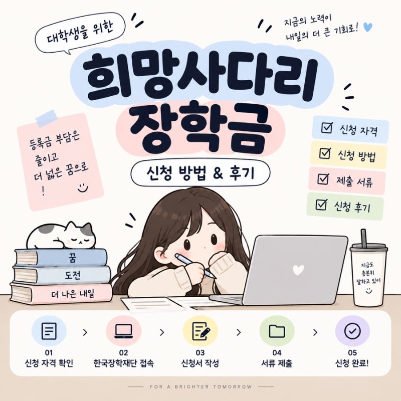 중소기업 취업연계 장학금(희망사다리 1유형) 신청방법&후기