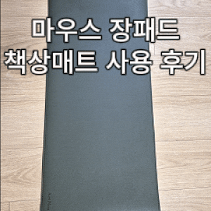 마우스 장패드 추천｜가죽 책상매트 한달 사용 후기, 만원대 국산 제품