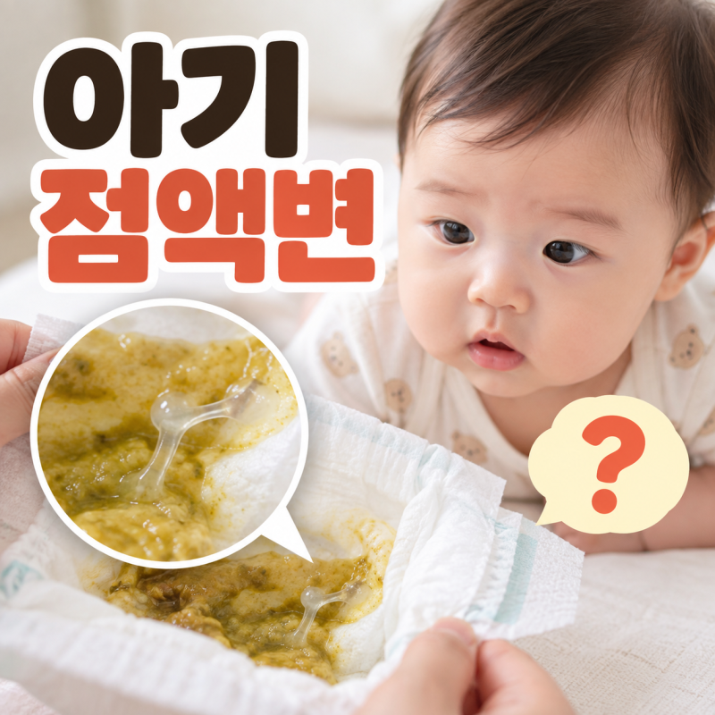 “콧물 같은 게 섞였는데…” 아기 점액변 원인, 피·설사 함께 보이면 확인할 것