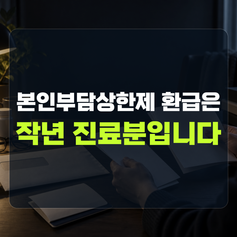 "올해 환급은 작년 진료분입니다" 설명 | 2026 본인부담상한제 환급 시기
