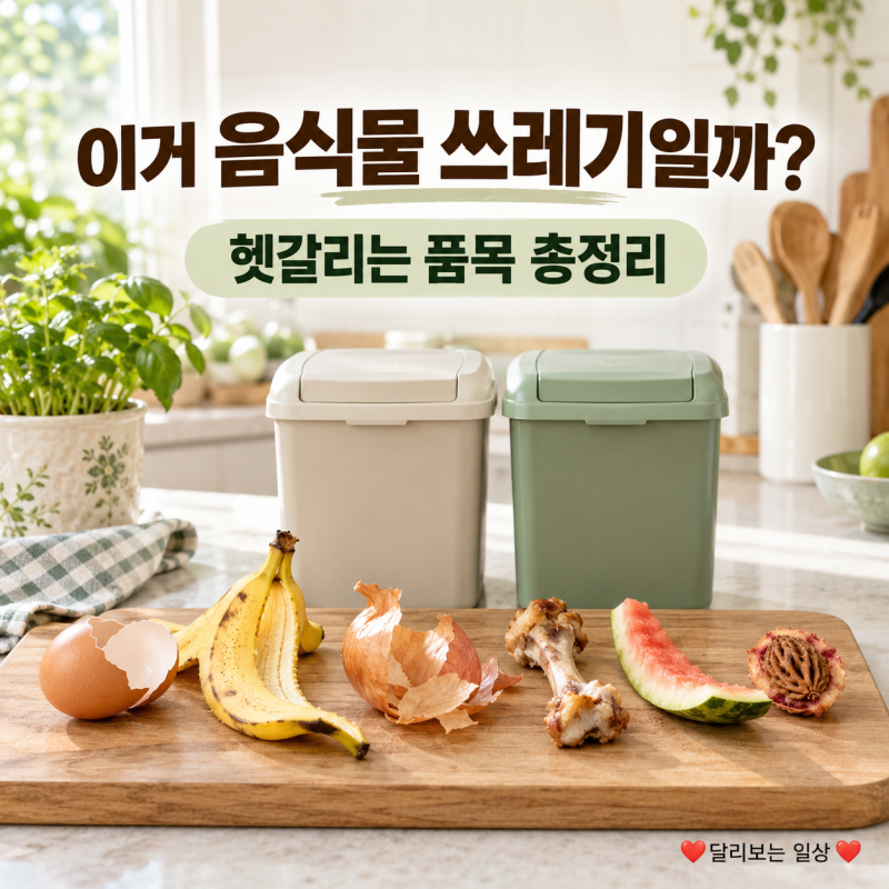 이거 음식물 쓰레기일까? 달걀껍데기·과일껍질·뼈 분리배출 버리는법 총정리
