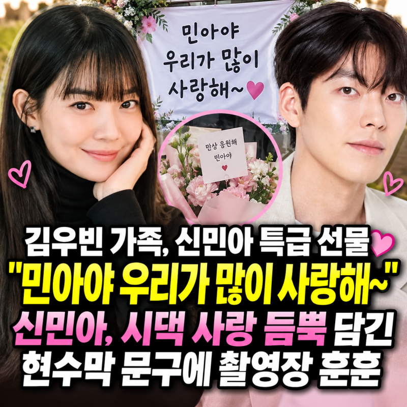 김우빈 가족, 신민아 특급 선물 "민아야 우리가 많이 사랑해~" 신민아, 시댁 사랑 듬뿍 담긴 ....