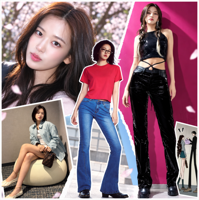 보고도 안 믿겨... 173cm 여돌의 극단적 다리 길이와 패션스타일