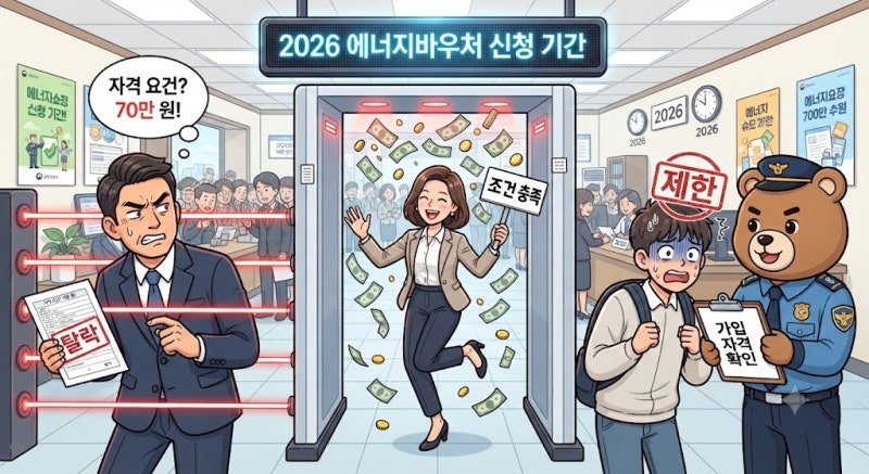에너지바우처 신청기간 2026, 70만 원보다 먼저 갈리는 자격·사용방식