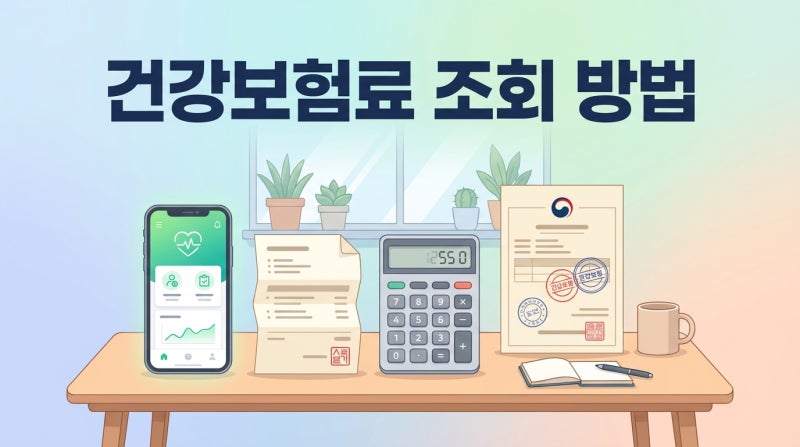 건강보험료 조회 방법, 왜 금액이 다를까?