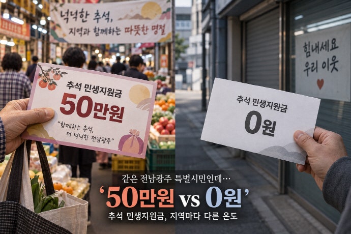 전남광주 추석 지원금 최대 50만원…내 동네는 얼마 받나 총정리