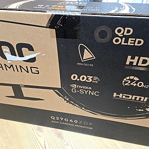 [리뷰] 알파스캔 OLED 모니터, AOC Q27G40ZDF
