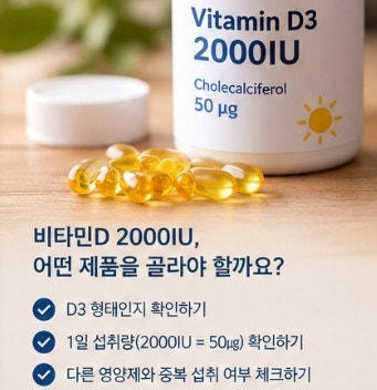 비타민D2000IU, 가성비 제품은? 비타민디 효능, 섭취량, 부작용, 결핍증상, 임산부