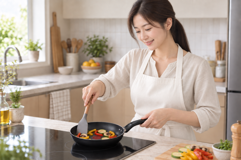 테팔 후라이팬 28cm 쓰다가 24cm로 바꾼 이유!