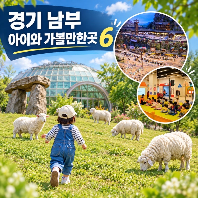 경기 남부 아이와 가볼만한곳 6곳, 키즈카페만 찾았다면 아쉬운 실내·야외 코스