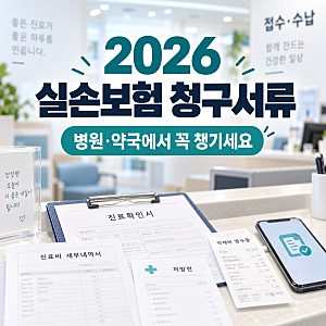 2026 실손보험 청구서류 총정리｜병원·약국에서 챙길 서류와 청구 방법