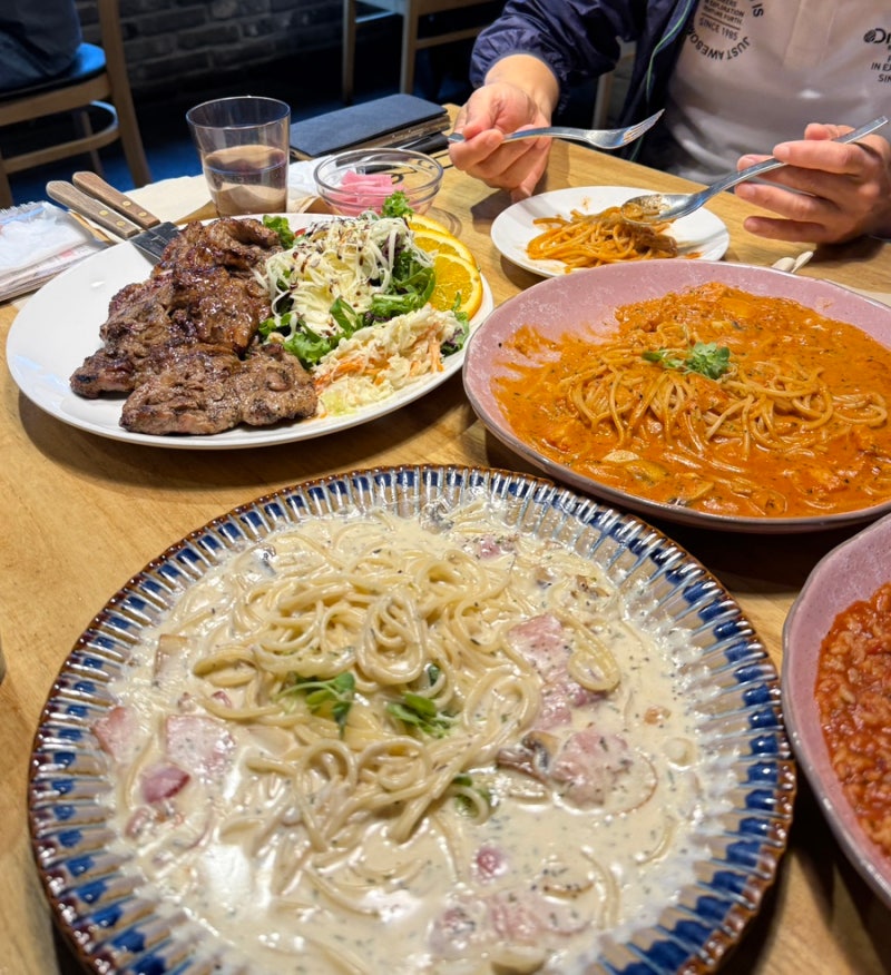 건대 양식 로니로티 가성비 최고 맛집 (파스타, 목살 스테이크)