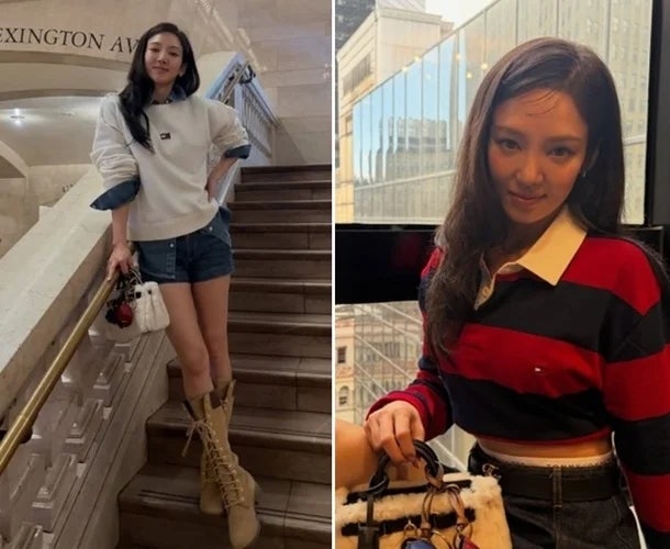 “쌀밥 안 먹는다더니?” 효연, 뉴욕서 확 달라진 비주얼…19년 차에도 놀라운 각선미