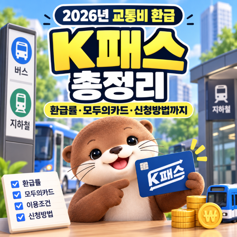 K패스 총정리｜2026 환급률·모두의카드·신청방법까지