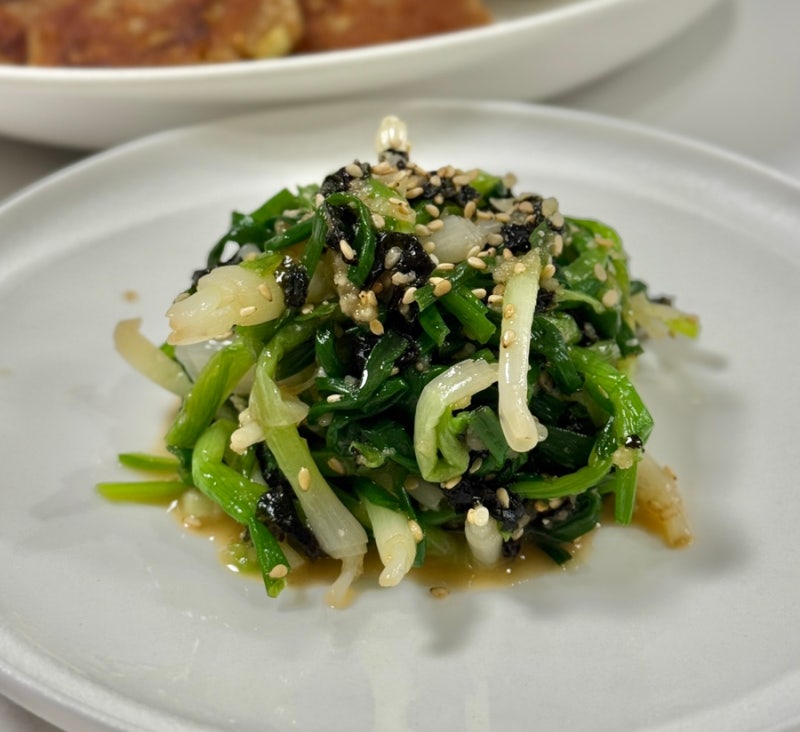 쪽파김무침 만들기 맛있는 쪽파 요리 추천 쪽파 나물 레시피 새콤달콤 맛있는 무침 만드는 ....