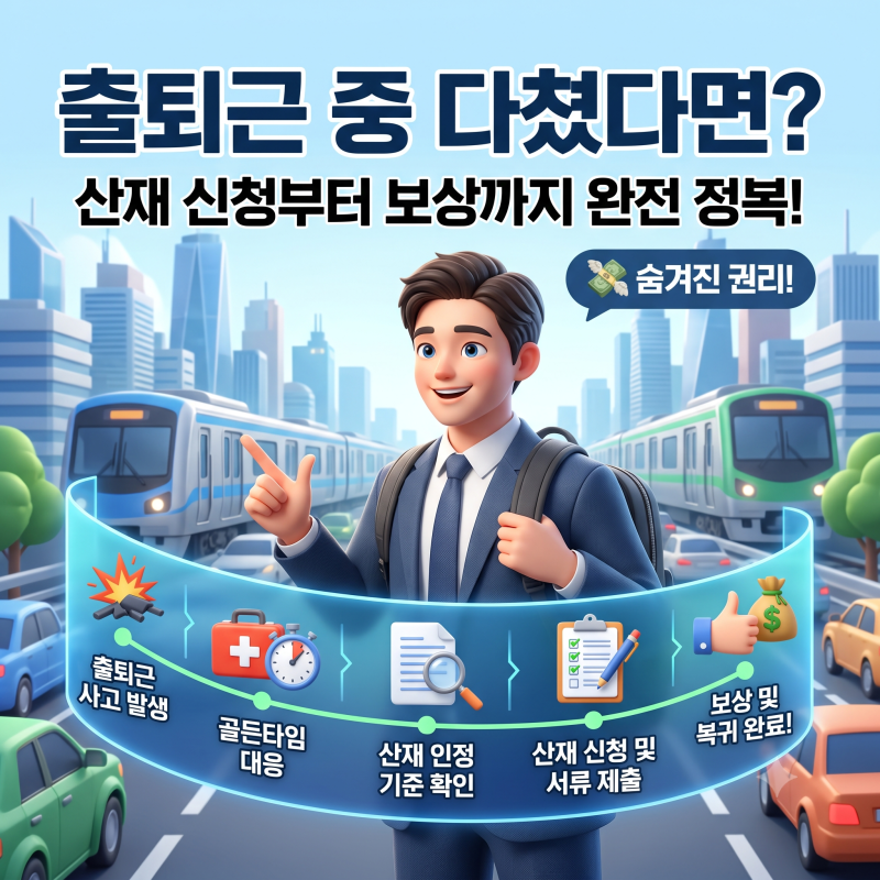 출퇴근 중 사고 발생 시 초기 대응 방법 및 산재 신청 절차 총정리