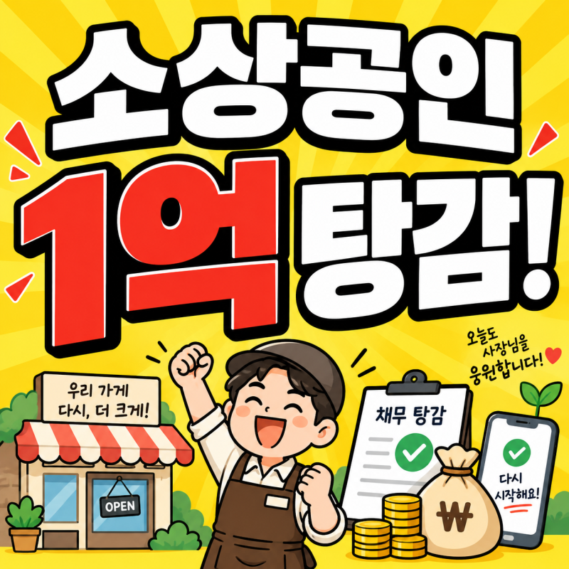 코로나 소상공인 빚탕감 1억 대출탕감 대상 조회 조건 신청방법까지
