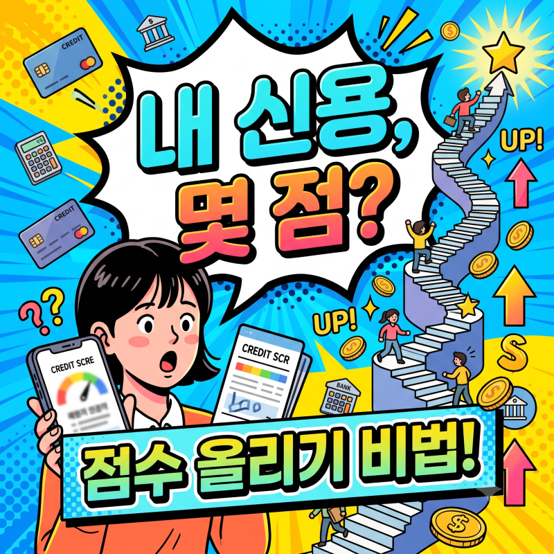 내 신용점수는 몇 등급일까? 대출 금리 결정하는 신용등급점수표와 점수 올리기 비법!