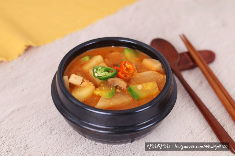 식당 된장찌개 레시피 완벽재현 밥도둑 된장찌개 끓이는법 2인분 국 찌개 종류