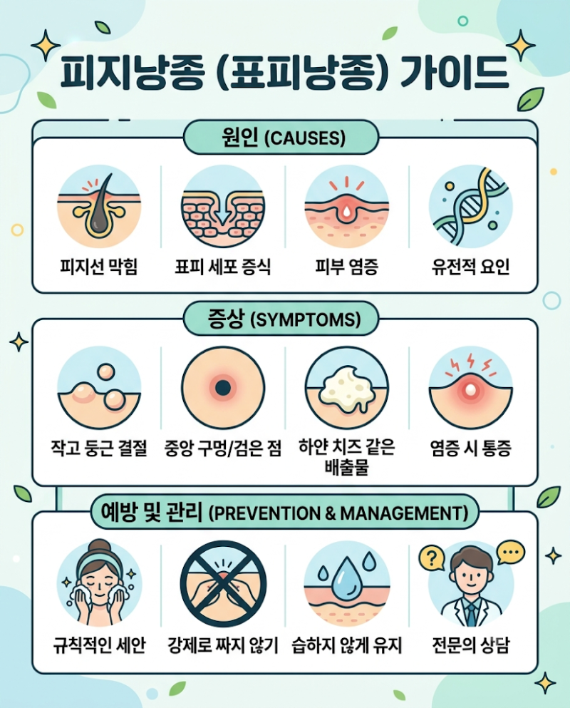 자꾸 생기는 불쾌한 냄새의 혹, 피지낭종(표피낭종) 생기는 원인과 대표적인 증상 및 확실한 ....