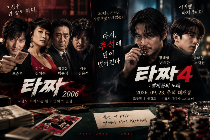 타짜4 벨제붑의 노래 개봉일｜2026 추석 영화로 돌아온 마지막 타짜