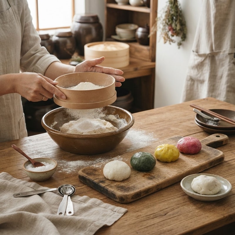 추석 송편 반죽 비율, 이렇게 하면 절대 찢어지지 않아요