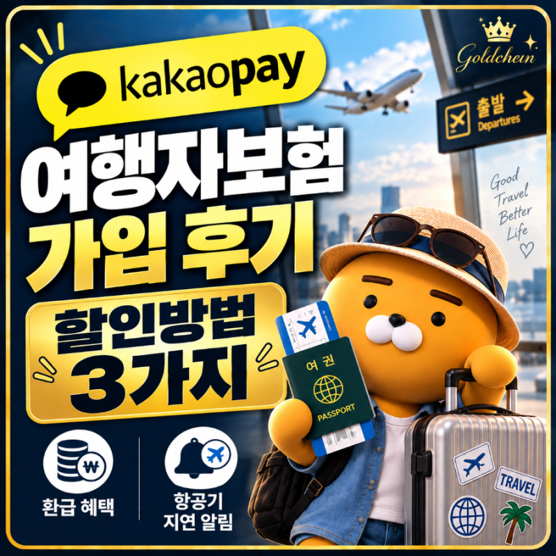 카카오페이 여행자보험 재가입후기 (+할인방법과 항공기 지연 알림 서비스)