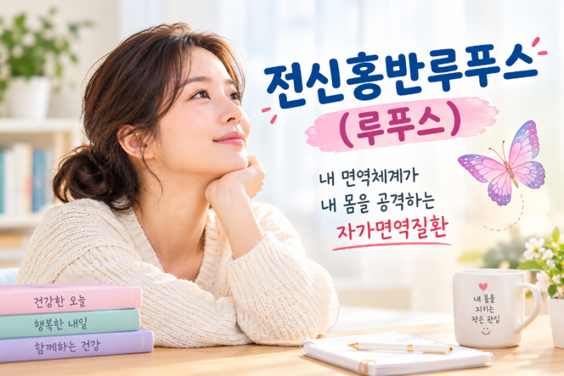 전신홍반루푸스 초기증상, 얼굴에 나비 모양 발진이 생긴다면?