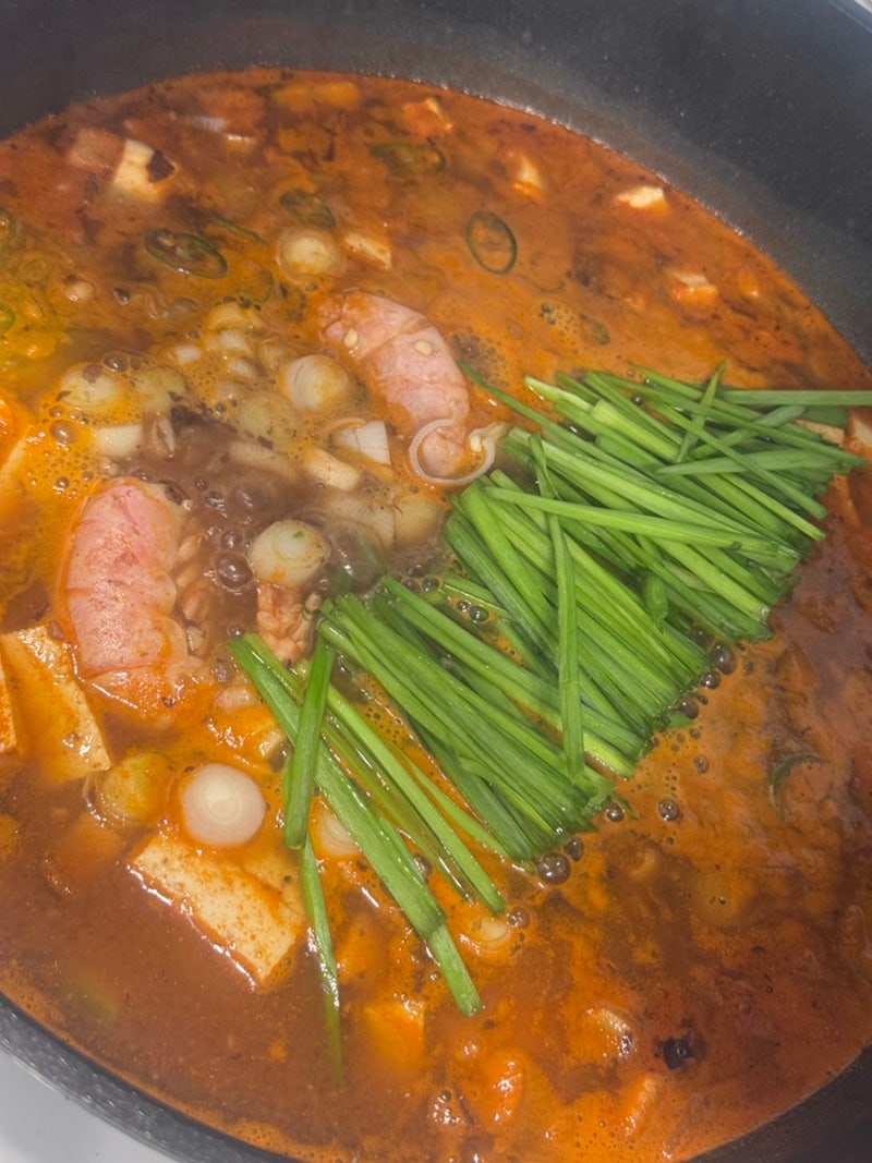 해물된장찌개 레시피