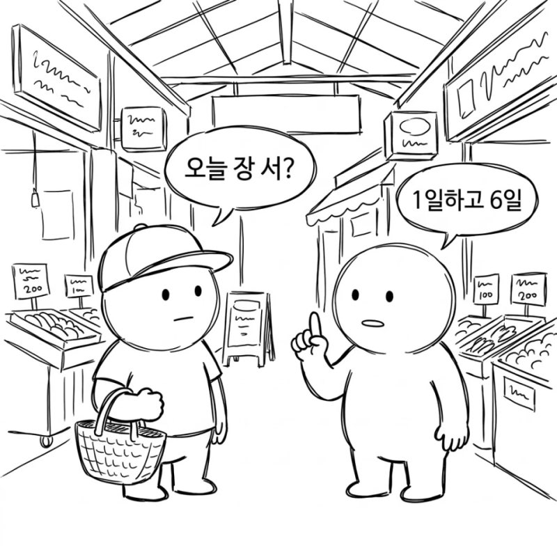 거창 가볼만한곳 전통시장 "장날이 언제라고?" 1일과 6일, 점포 360개