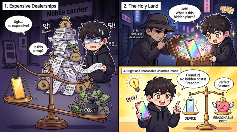 휴대폰 싸게 사는 법 3가지! 자급제 성지 대리점 완벽 비교