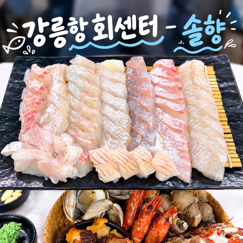 [강릉] 강릉항 회센터 가성비 횟집, 솔향 7번집 모둠회 먹고 온 후기
