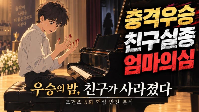 포핸즈 5회 리뷰 송강 콩쿠르 우승과 이준영 실종, 윤세아 의심 포인트 총정리