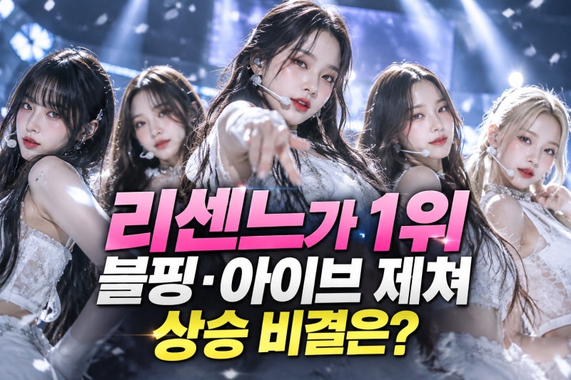 리센느, 블랙핑크·아이브 제치고 2026년 9월 걸그룹 브랜드평판 1위 오른 이유