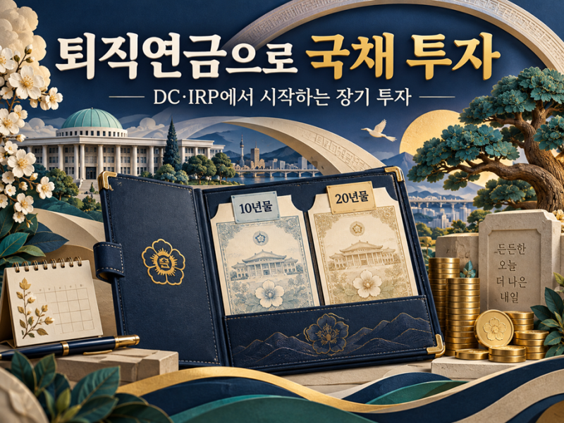 퇴직연금형 개인투자용 국채 개시: DC형 IRP 가입 조건과 수익률, 주의점