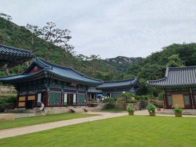 서울 근교 주말 힐링! 북한산 진관사 계곡 산책 후 스페이스헬레나 북한산 뷰 카페 솔직 후기