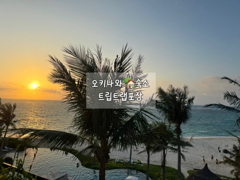 오키나와태교여행 온나 문비치뮤지엄, 국제거리 스트라타숙소, 트립트랩포장