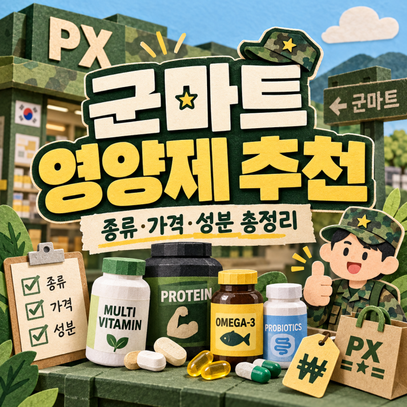 군마트 영양제 추천｜종류·가격부터 구매 전 확인할 성분까지 총정리