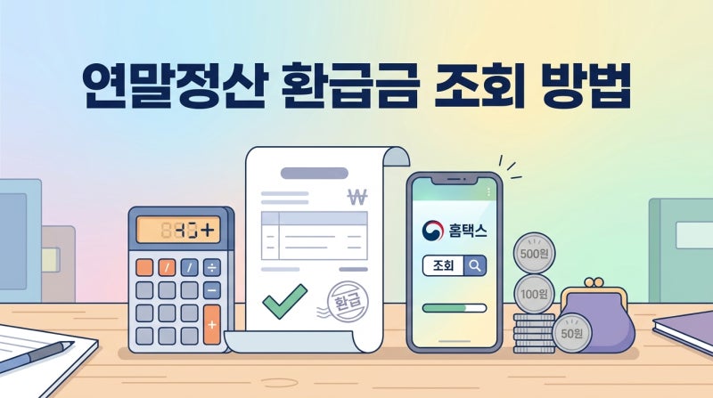 연말정산 환급금 조회 방법, 왜 내 통장엔 안 들어왔을까?