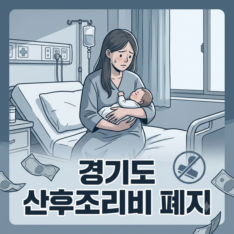 경기도 산후조리비 폐지 확정 '출산 앞두고 날벼락' 산후도우미 라형 지원폐지 시점 정리