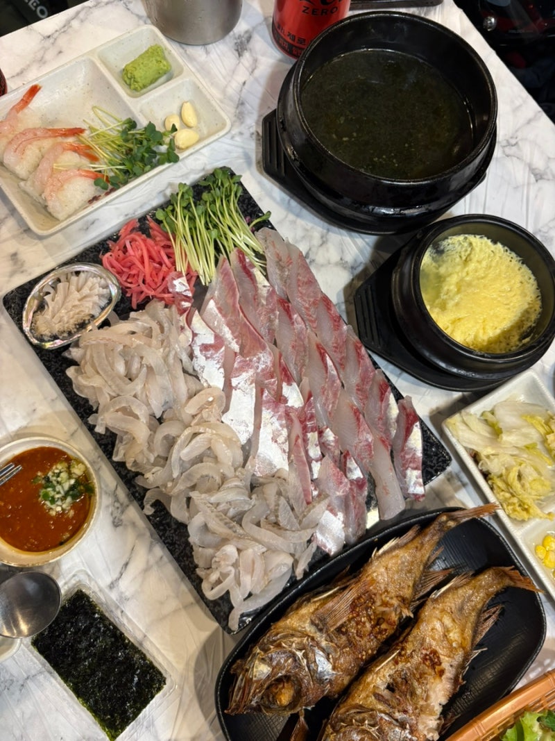 부산 광안리횟집 | 오케이도매횟집 광안리점 | 밀치 봄도다리회 후기