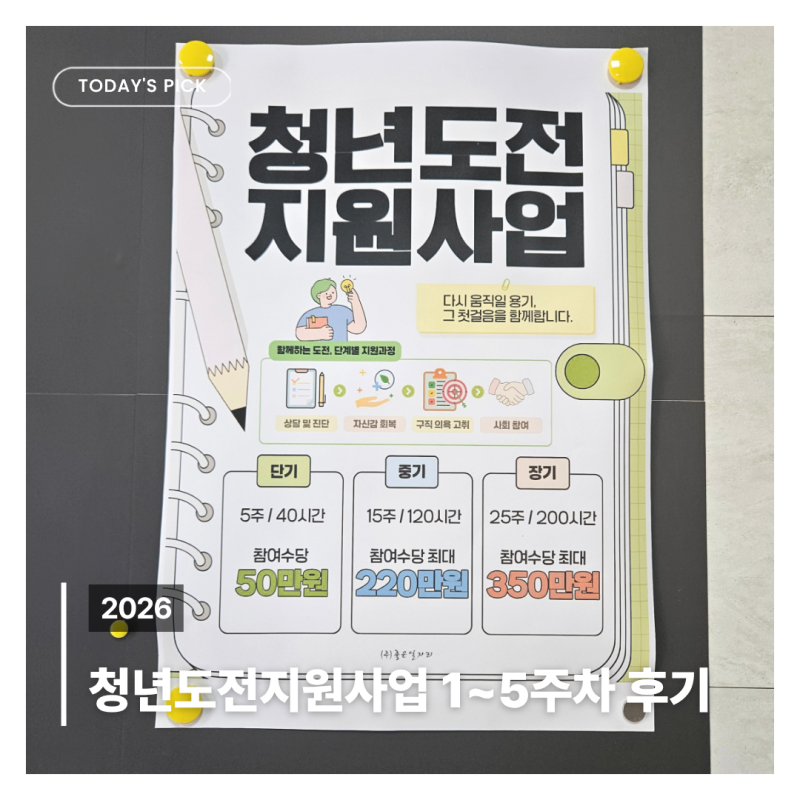 청년도전지원사업 15주 중기 후기｜울산 남구 좋은일자리 1~5주차