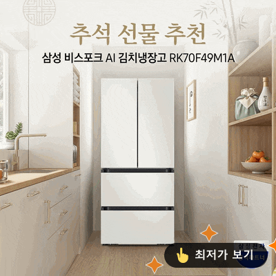 삼성 비스포크 AI 김치냉장고 RK70F49M1A 추석 선물 추천