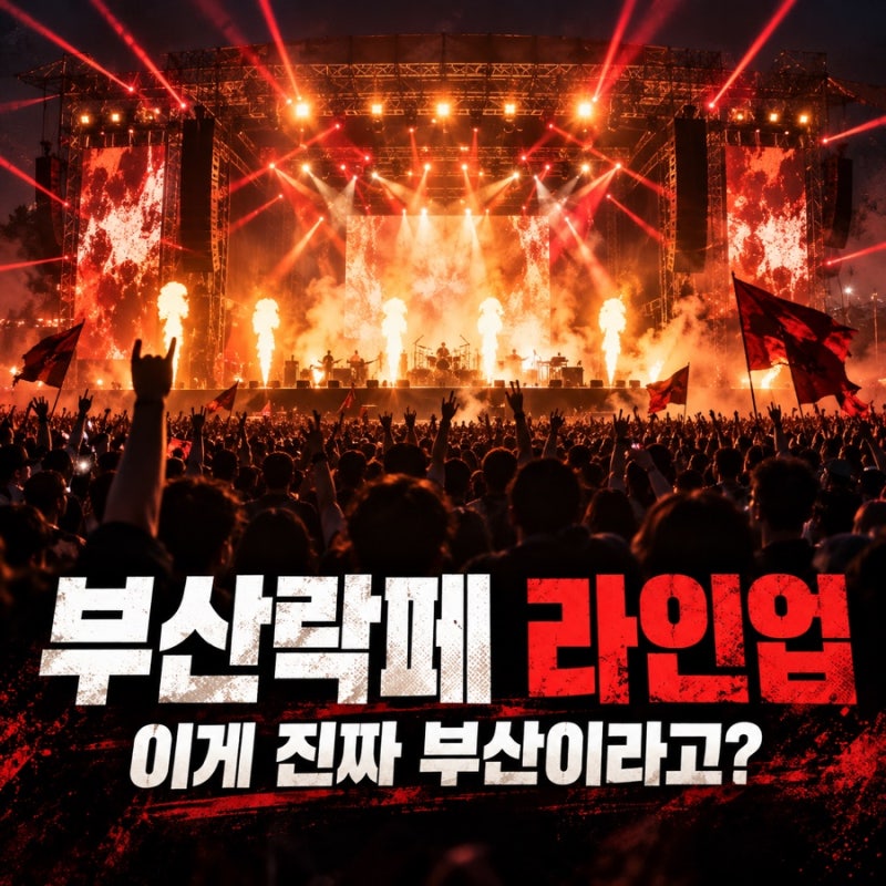 2026 부산국제록페스티벌 라인업 미쳤다…메가데스·어벤지드 세븐폴드 부산에 온다고?