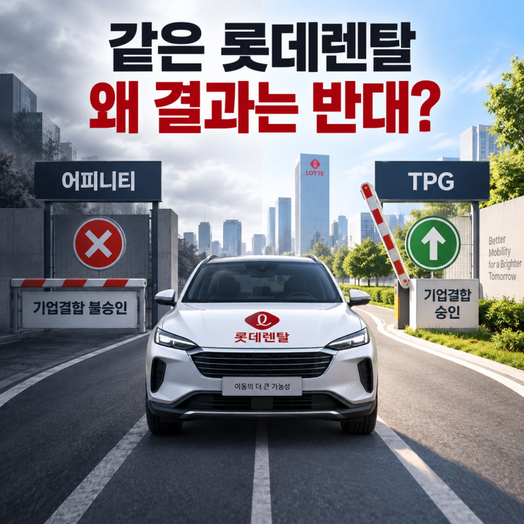 <b>롯데렌탈 매각</b>, ‘같은 회사’인데 왜 TPG는 됐을까?